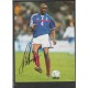 Signed picture of Patrick Vieira the France footballer.  